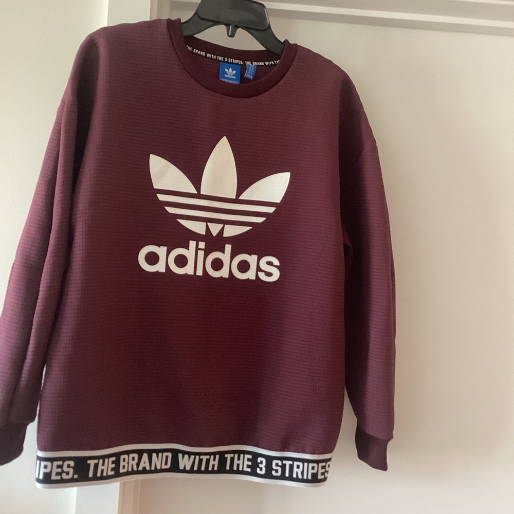 Adidas Burgundy glorified sweatshirt !!